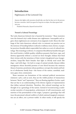 Introduction - University of Pittsburgh Press