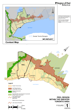 Official Plan - Peel Region within the Greater Toronto Area