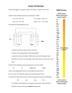 Exam 4 SI Review