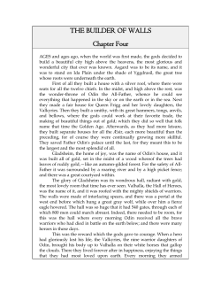 THE BUILDER OF WALLS Chapter Four
