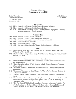 Complete CV - Boston University
