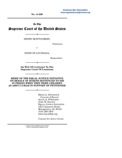 Brief for the Equal Justice Initiative on Behalf of Dozens Sentenced