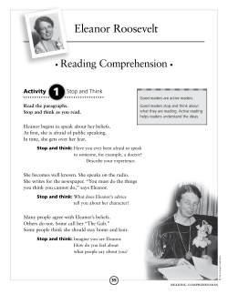 1 Eleanor Roosevelt
