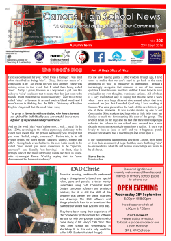 Newsletter 202 - 23 Sept 2016