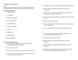 Ch 1 Test Review - davis.k12.ut.us