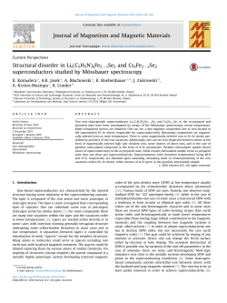 Structural disorder in Lix(C5H5N)yFe2&minus;zSe2 and CsxFe2&minus;zSe2