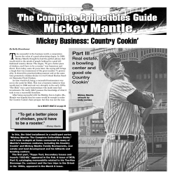 Mickey Mantle - Sports Collectors Digest