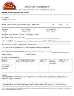 descargar solicitud de trabajo