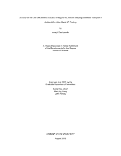 A Study on the Use of Kilohertz Acoustic Energy for Aluminum