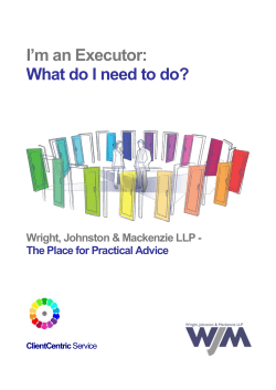I`m an Executor: What do I need to do?
