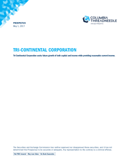 Prospectus - Columbia Management