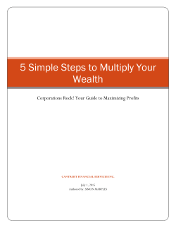 5 Simple Steps to Multiply Your Wealth