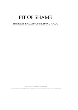pit of shame - Waterside Press