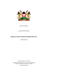 agricultural produce marketing act