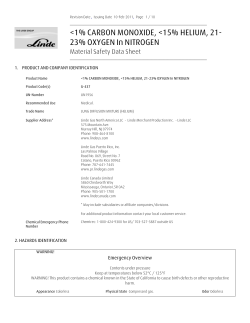 CARBON MONOXIDE, OXYGEN In