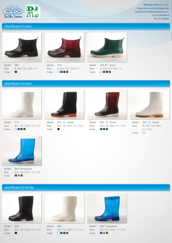 Adult Boots 6 Inches Adult Boots 9 Inches Adult Boots 9.5 Inches