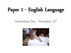 Curriculum Day - Bishop Fox`s School