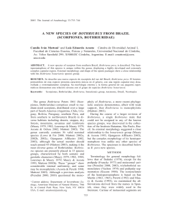 Article - American Arachnology