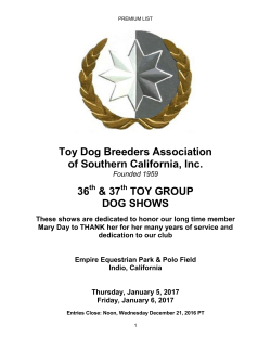 Toy Dog Breeders Association