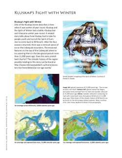 Kluskap`s Fight with Winter - Mi`kmawey Debert Cultural Centre