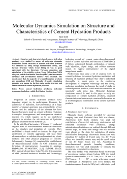 Molecular Dynamics Simulation on Structure and Characteristics of