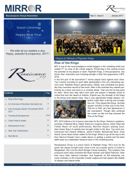 MIRR R - Renaissance Group