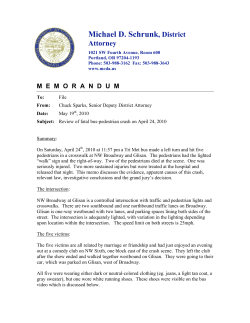 eight page report detailing the crash