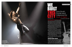 How South Florida went Hollywood for Rock of Ages