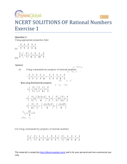 Ncert Solution1 - Physicscatalyst