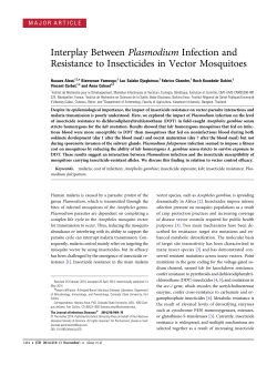 Interplay Between Plasmodium Infection and