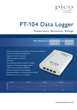 PT-104 PT100 Data Logger