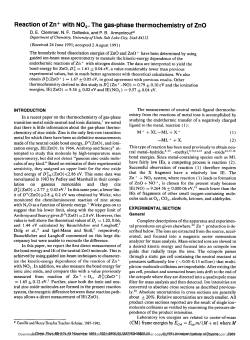 Reaction of Zn+ with NO2. The gas