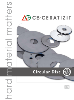 CB Circular Disc Catalog(EN) - CB