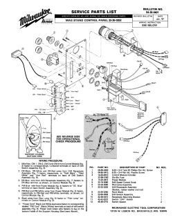 serwce parts list i