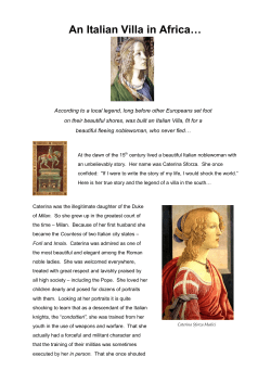 An Italian Villa in Africa&hellip;