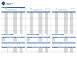 Food Log - Cayuga Medical Associates