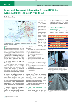 Integrated Transport Information System (ITIS) for Kuala Lumpur