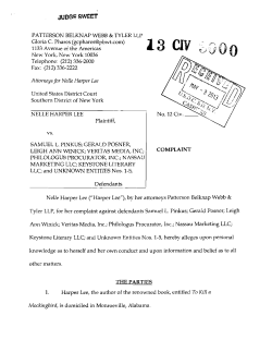 Complaint - Publishers Marketplace