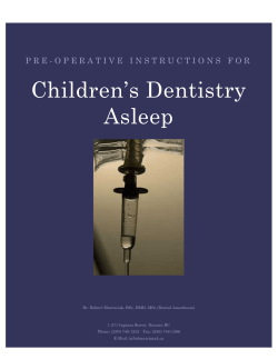 Children`s Dentistry Asleep