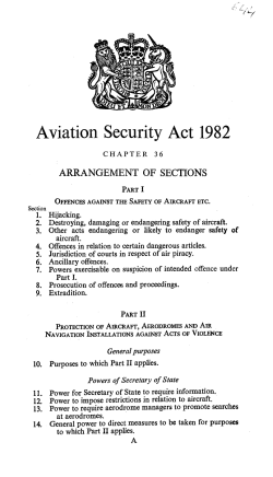 Aviation Security Act 1982