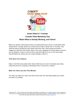 Action Sheet 5.1 Youtube Youtube Video Marketing Tips Watch