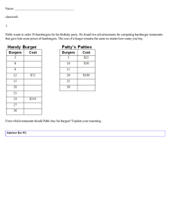 Grade 6 - Ratios 6 classwork