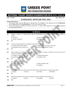 sat - Career Point Kota