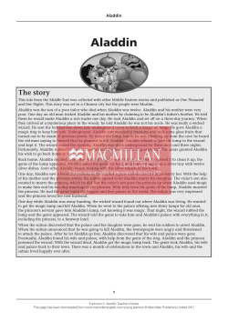 Aladdin - Macmillan English