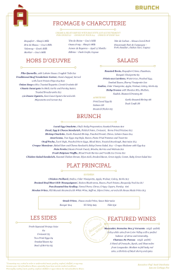 PDF - A`Vert Brasserie