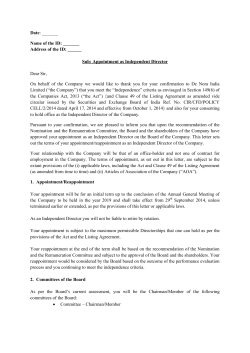 Date: ______ Name of the ID: ______ Address of