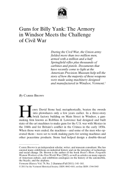 Guns for Billy Yank - Vermont Historical Society