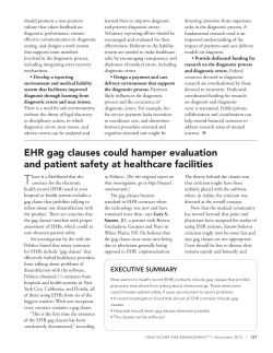 EHR - International Association of Defense Counsel