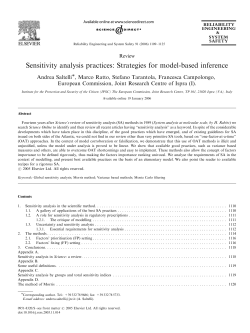 Sensitivity analysis practices: Strategies for model