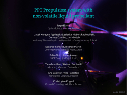 PPT Propulsion system with non